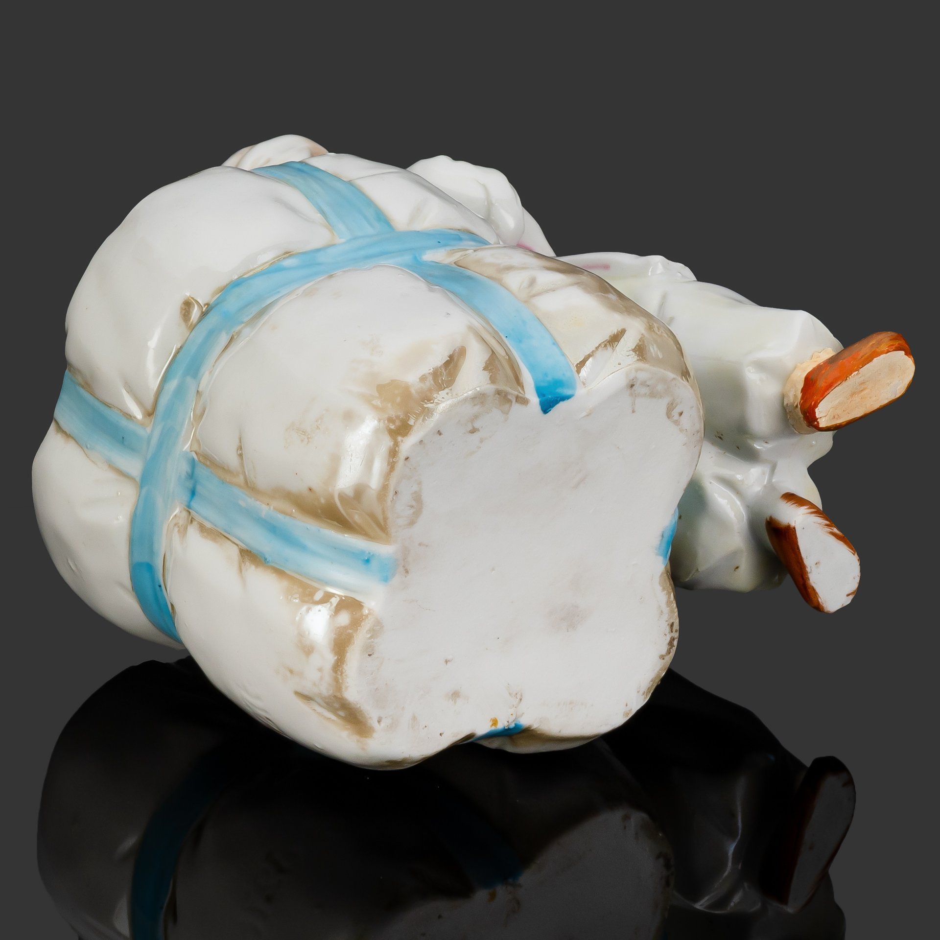 Чайница/шкатулка "Восточный торговец" ("Араб"), фарфор, роспись, Европа, 1890-1920 гг.