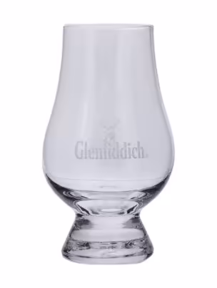 Бокал для виски формы гленкерн "Glenfiddich", в оригинальной коробке, стекло, фирма "Glencairn Crystal", Шотландия, 2010-2020 гг., Glencairn Crystal Studio