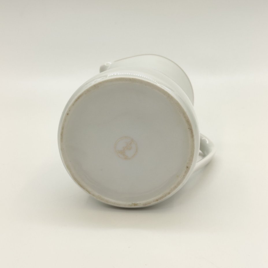 Молочник "Хризантема", фарфор, деколь, золочение, Freiberger Porzellan, Германия, 1957-1972 гг.