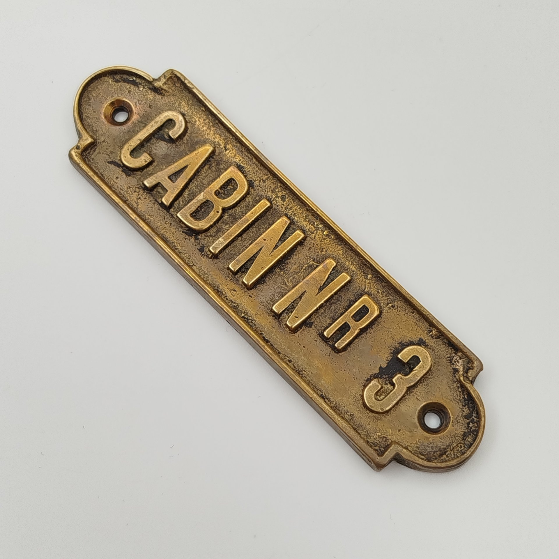 Табличка "Cabin Nr 3" ("Каюта № 3")