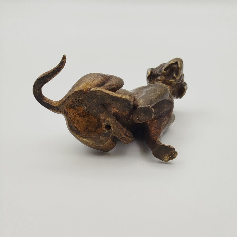 Статуэтка "Собака" ("Немецкий боксёр"), бронза, литье, Западная Европа, 1950-1960 гг.