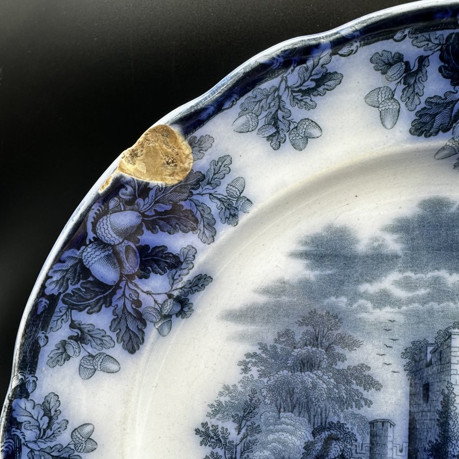 Тарелка декоративная "Старинный замок", Copeland Spode