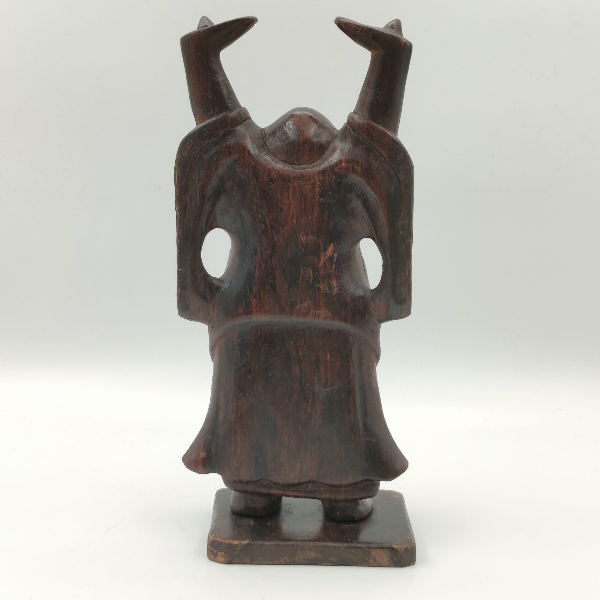 Статуэтка "Смеющийся Будда", дерево, резьба, Индия, 1970-1990 гг.