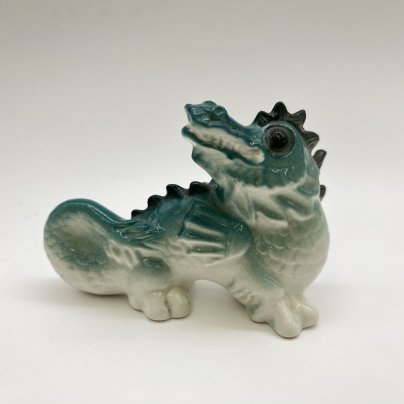 Статуэтка "Дракон", скульптор Т. С. Линчевская, фарфор, Ленинградский фарфоровый завод (ЛФЗ), СССР, 1970-1992 гг.