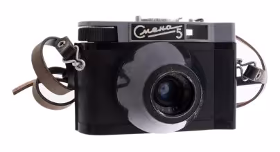 Фотоаппарат "Смена 5" ("Смена-классик"), пластик, металл, Ленинградское оптико-механическое объединение (ЛОМО), г. Ленинград, СССР, 1961-1962 гг., ЛОМО (Ленинградское оптико-механическое объединение)