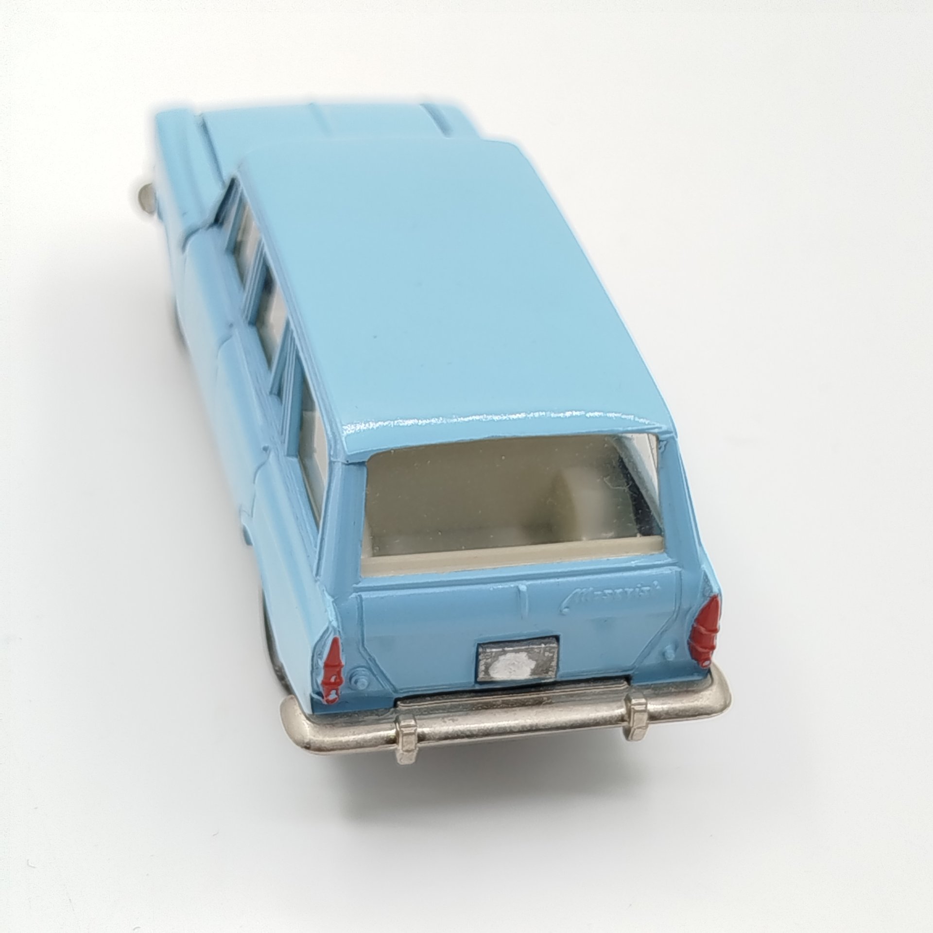 Масштабная модель автомобиля  "Москвич 427" в голубом цвете, 1:43, модель А4 — фото 8