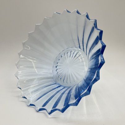 Салатник (конфетница), цветное стекло, СССР, 1970-1990 гг.