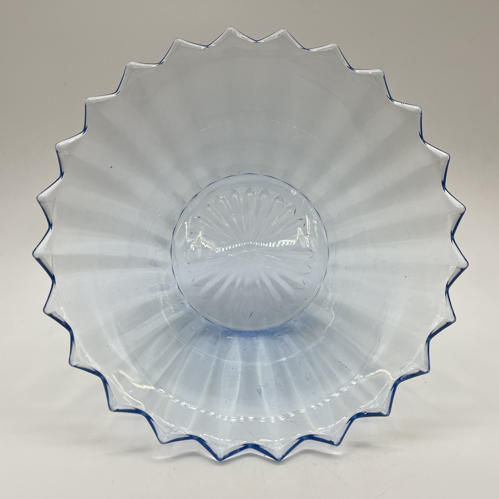 Салатник (конфетница), цветное стекло, СССР, 1970-1990 гг.