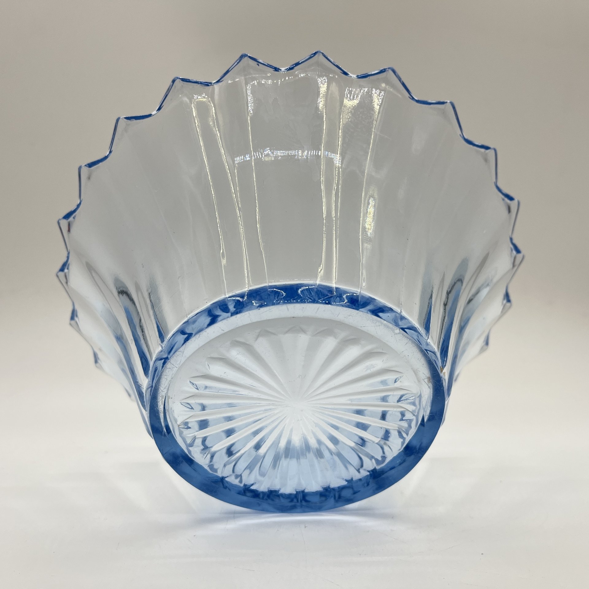 Салатник (конфетница), цветное стекло, СССР, 1970-1990 гг.