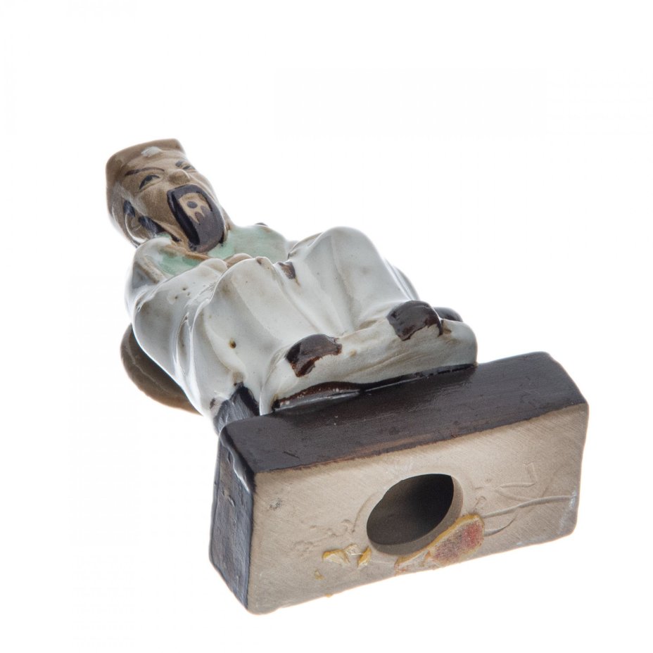 Статуэтка "Люй Дунбинь", керамика, глазурь, Китай, 1990-2000 гг.