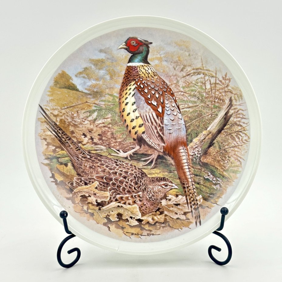 Декоративная тарелка из серии Birds on the water (Basil Ede), Limoges