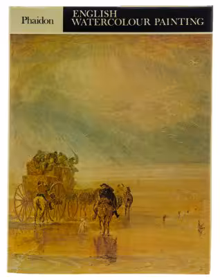 Альбом "Английская акварельная живопись" (English Watercolour Painting) на английском языке, бумага, печать, издательство "Phaidon", Англия, 1979 г.