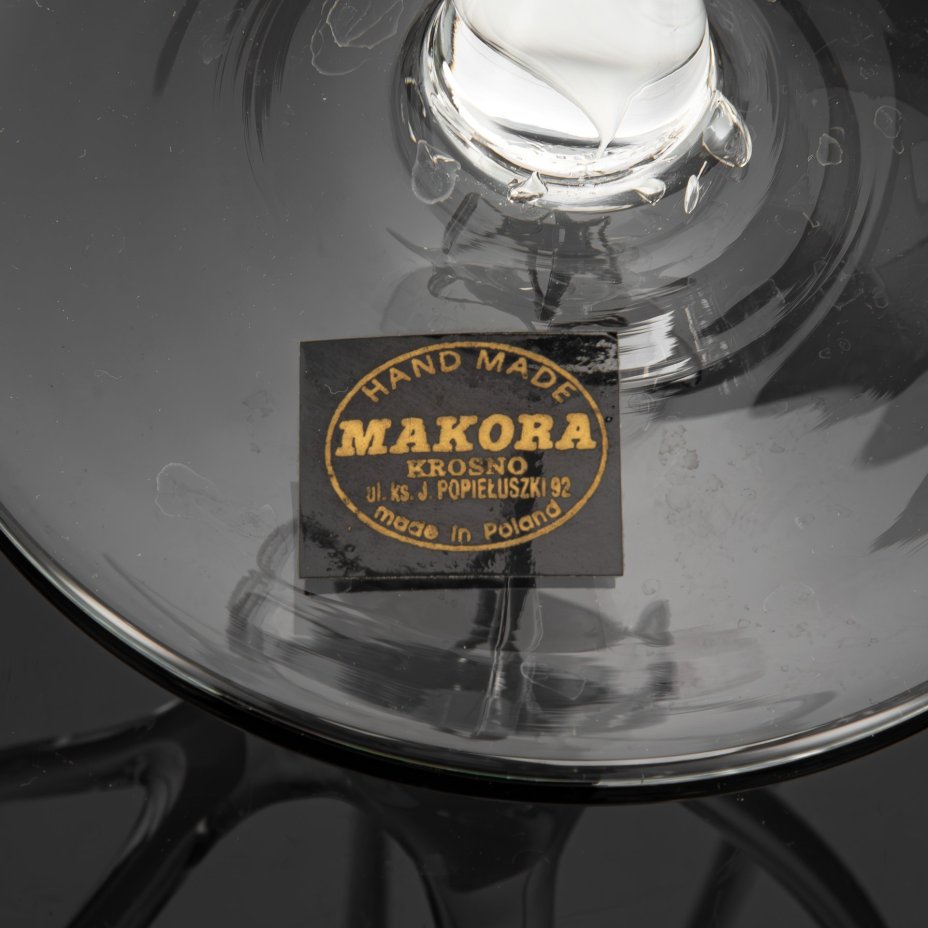 [Большая] Ваза "Медуза" белого цвета, Makora Krosno
