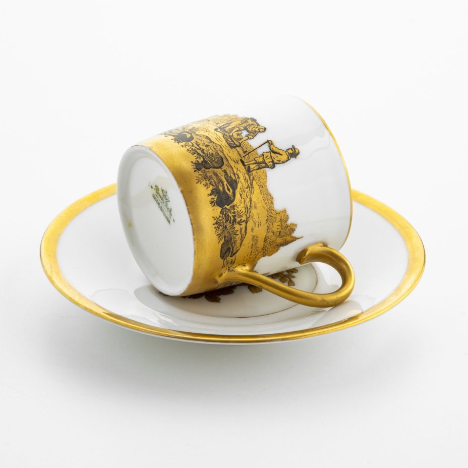 Кофейная  пара с изображением пейзажа, Rosenthal (Розенталь)