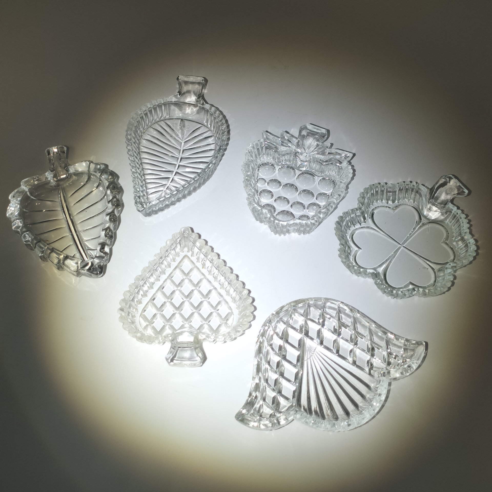 Набор из 6-ти розеток разных форм и размеров