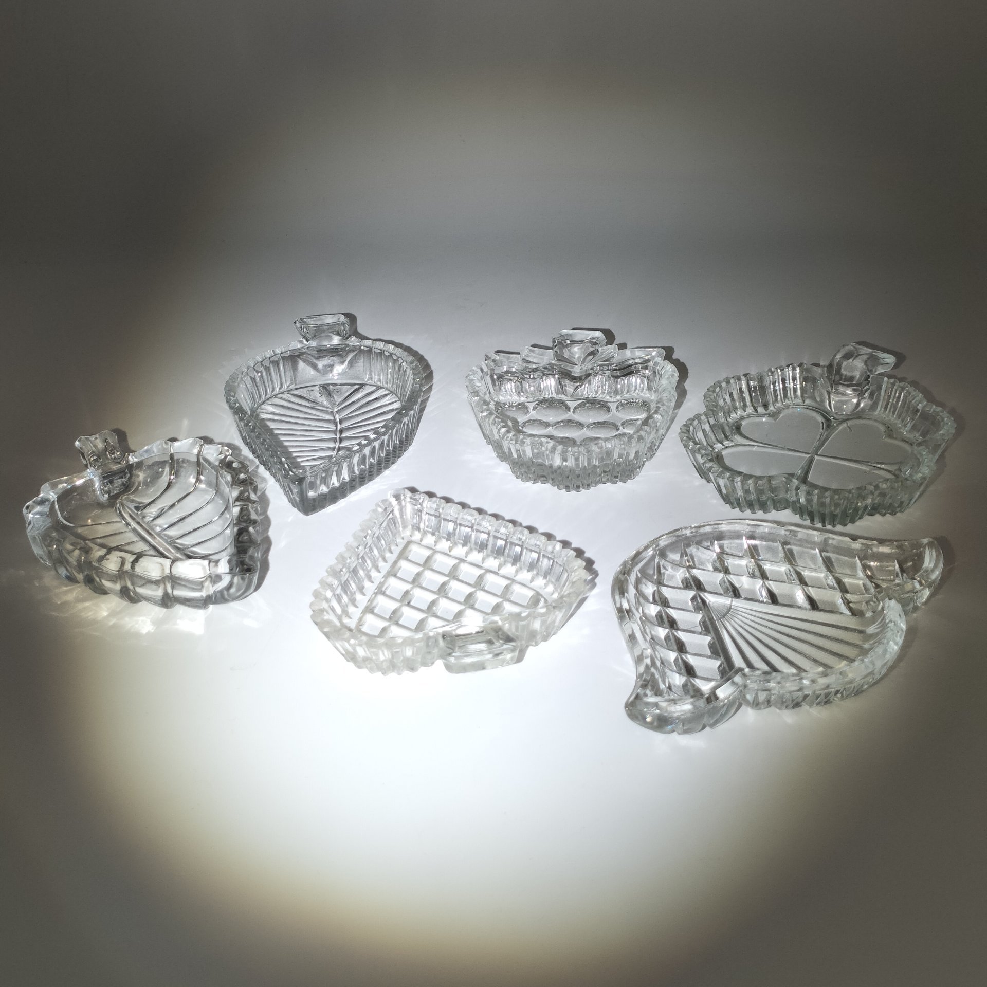 Набор из 6-ти розеток разных форм и размеров