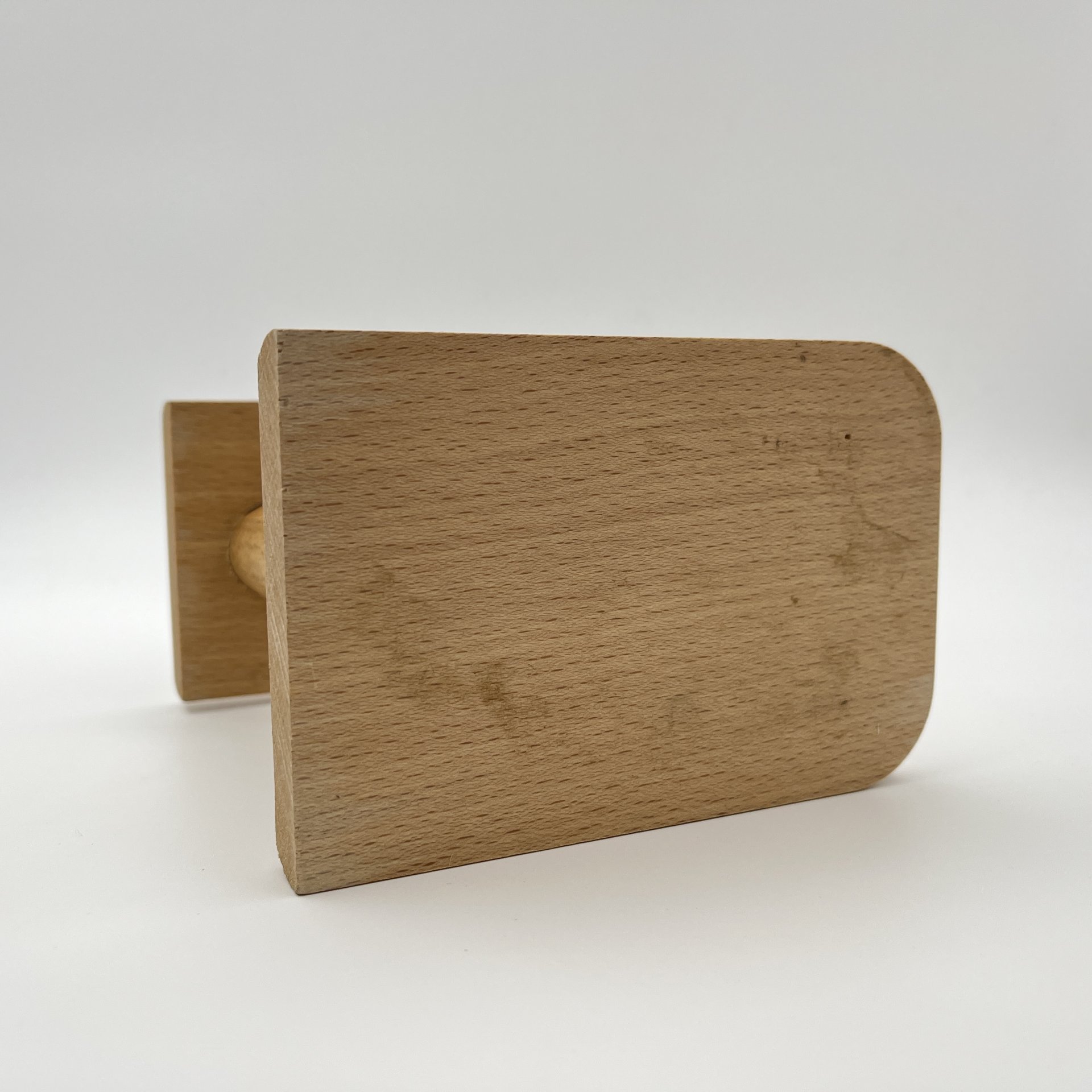 Бокал для пива (для Квака (Kwak)) уникальной формы с ручкой выполненной из дерева