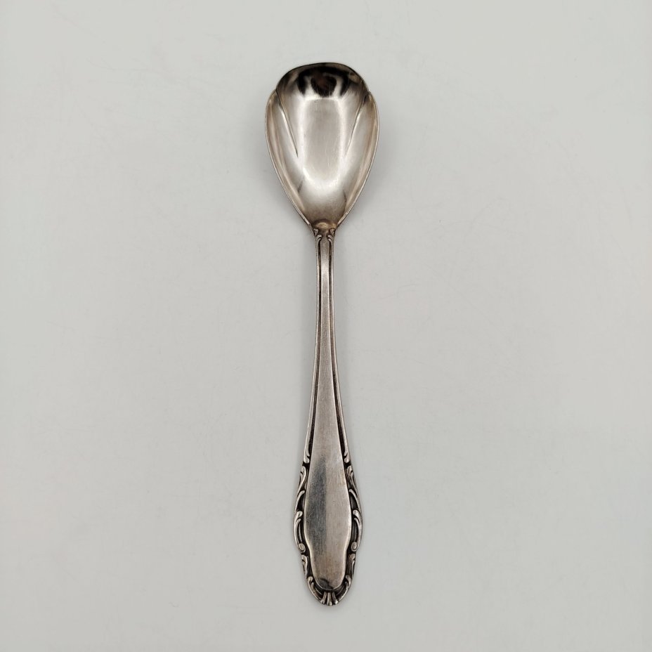 Ложка сервировочная, металл, серебрение, August Wellner Söhne, Германия, 1890-1930 гг., August Wellner Söhne