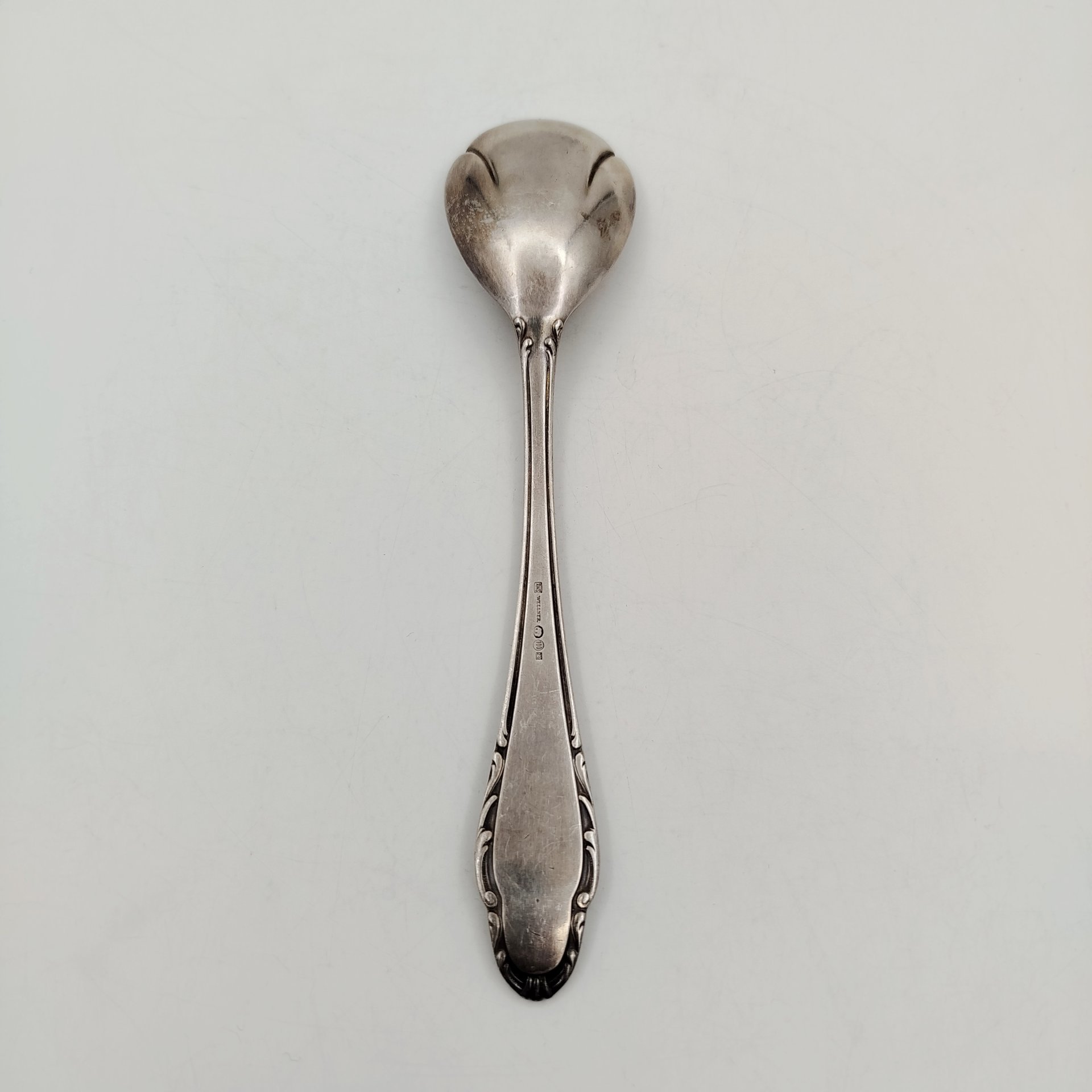 Ложка сервировочная, металл, серебрение, August Wellner Söhne, Германия, 1890-1930 гг., August Wellner Söhne