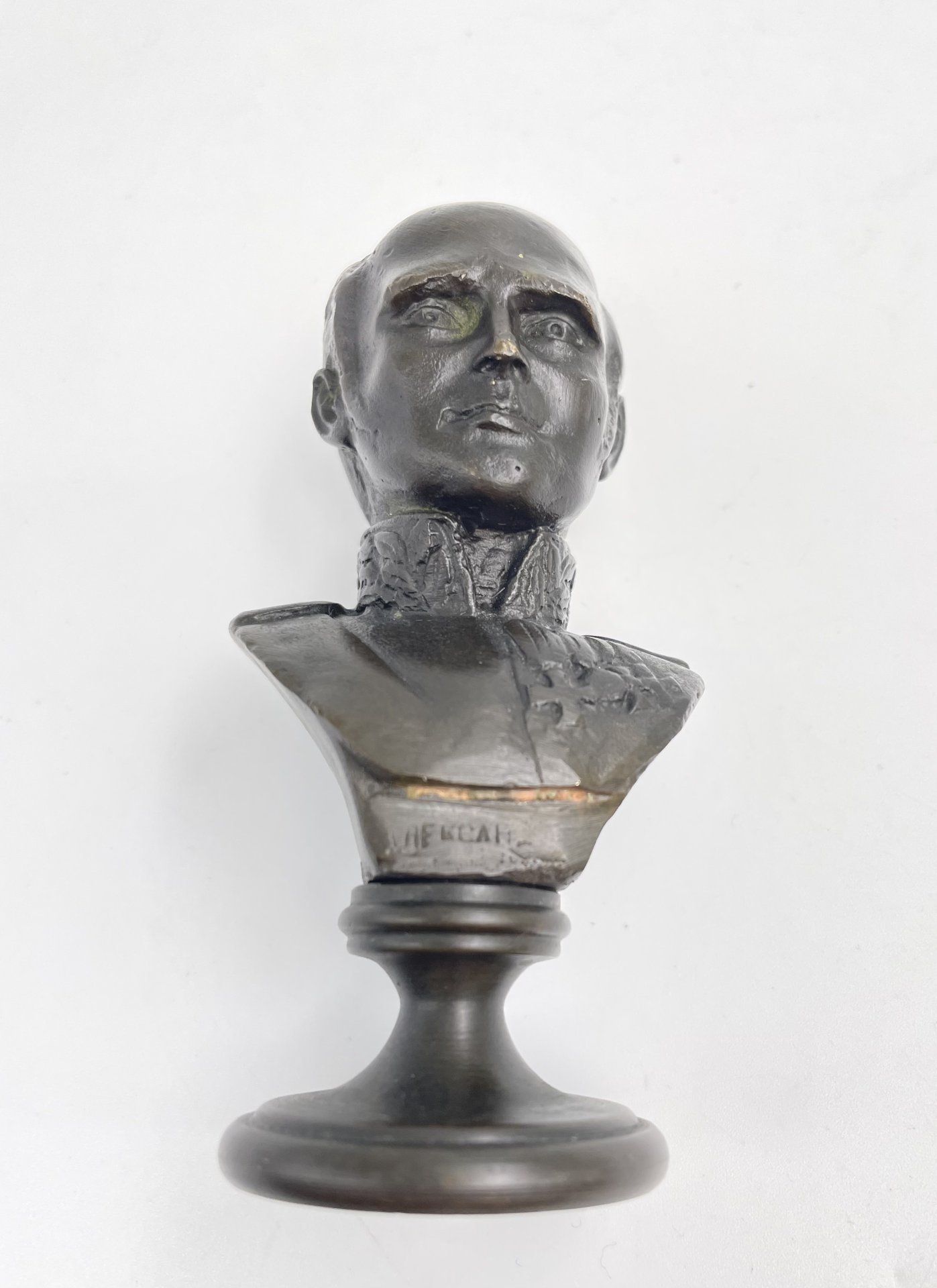 Бюст "Император Александр I", бронза, литье, Россия, 2023 г.