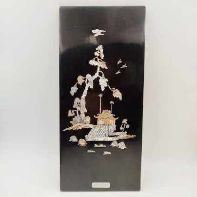 Панно настенное "Пейзаж с пагодой"