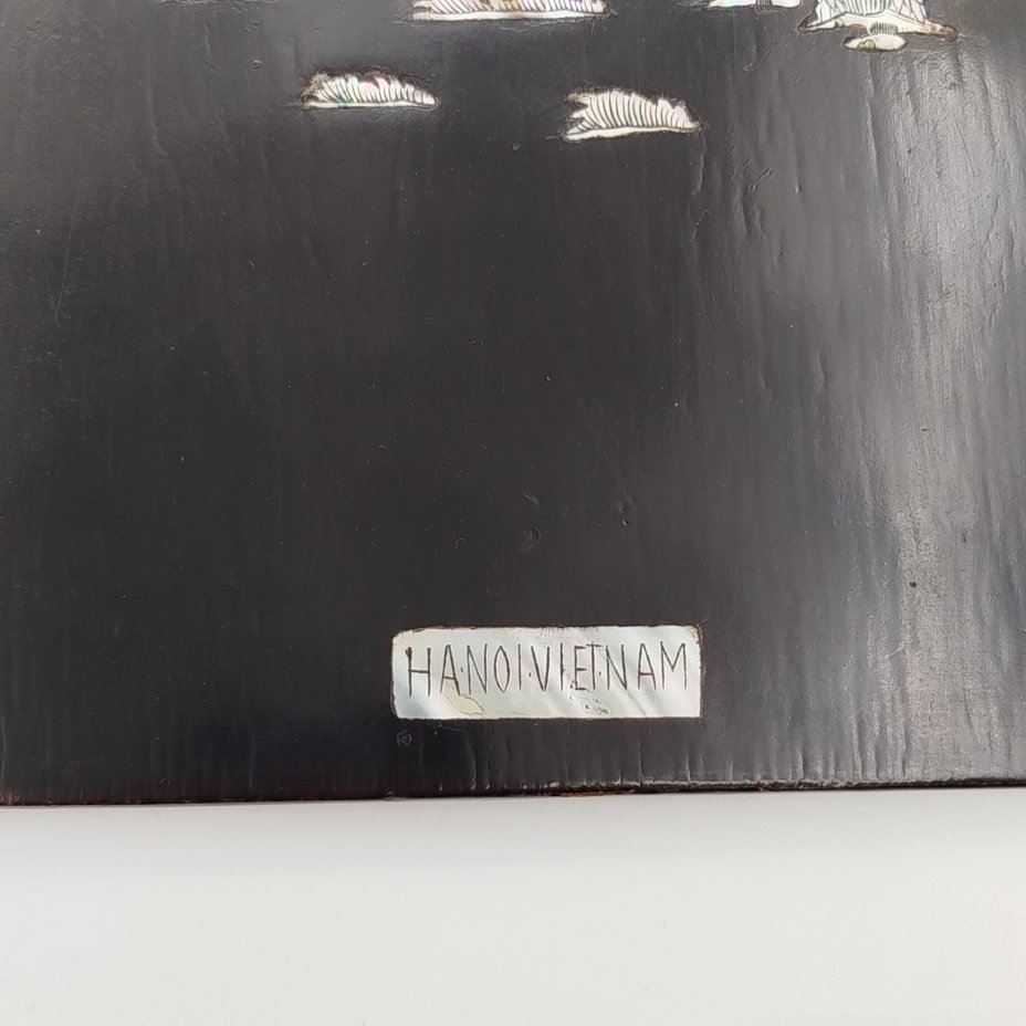 Панно настенное "Пейзаж с пагодой"