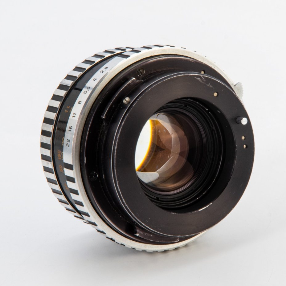 Объектив "Biometar" 2,8/80, металл, стекло, пластик, кожа, Carl Zeiss, ГДР, 1970-1980 гг., Carl Zeiss