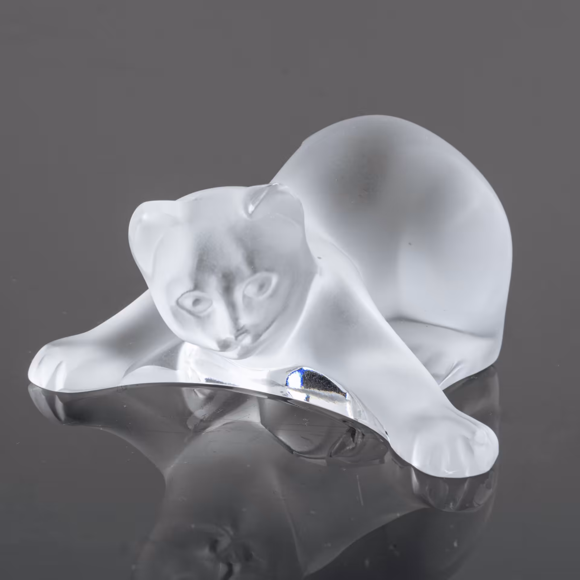 Статуэтка "Играющий котёнок", Lalique (Лалик)
