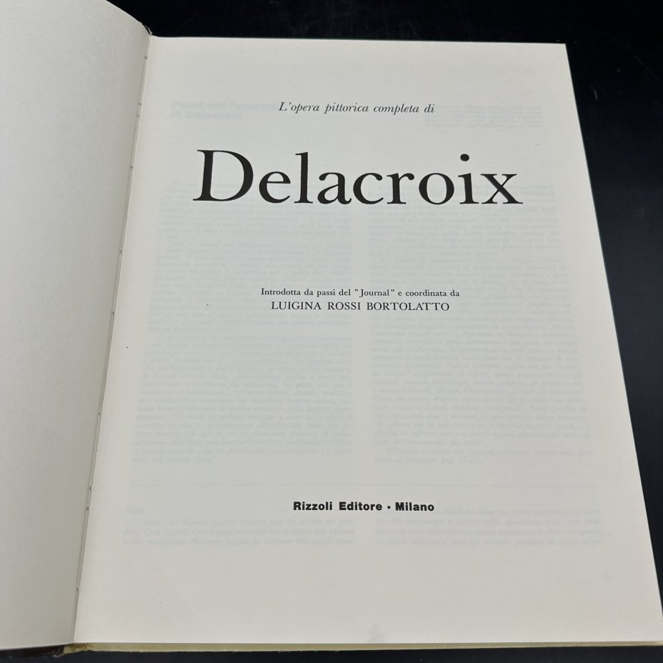 Альбом "L'opera completa di Delacroix" (на итальянском)