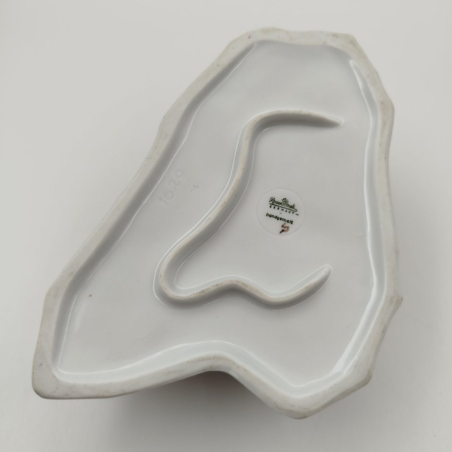 Статуэтка "Таксы", автор F. Heidenreich, фарфор, роспись, Rosenthal (Розенталь), Германия, 1950-1970 гг.