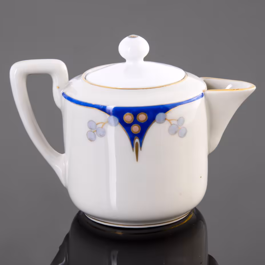 Молочник лаконичной формы (крышка в подборе), Дулевский фарфоровый завод (Дулёво)