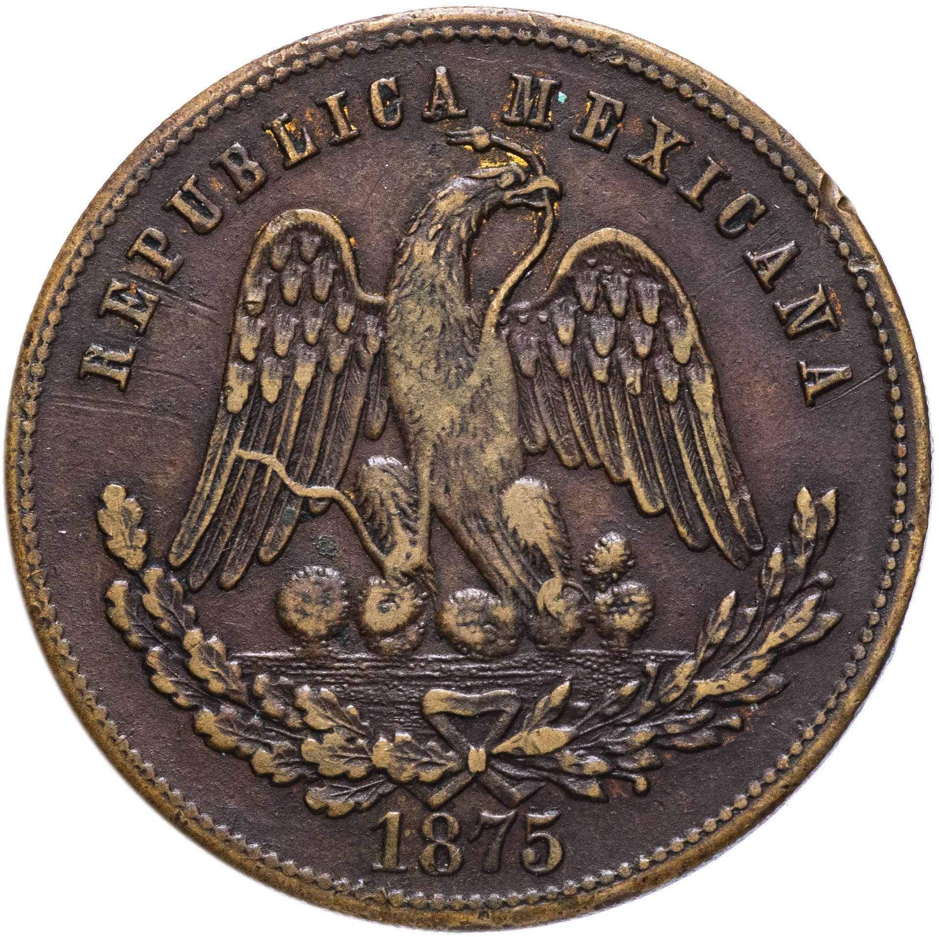 Медаль "Республика Мексика.Звезда" 1875