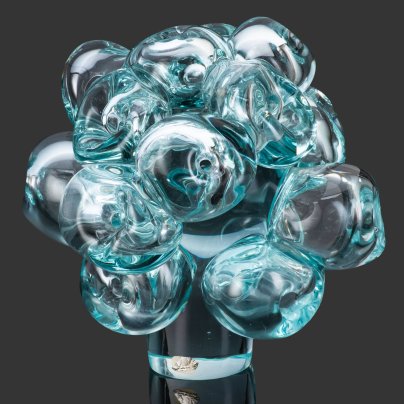 Ваза (настольное украшение) в виде яблок, стекло, Чехословакия, 1950-1970 гг.