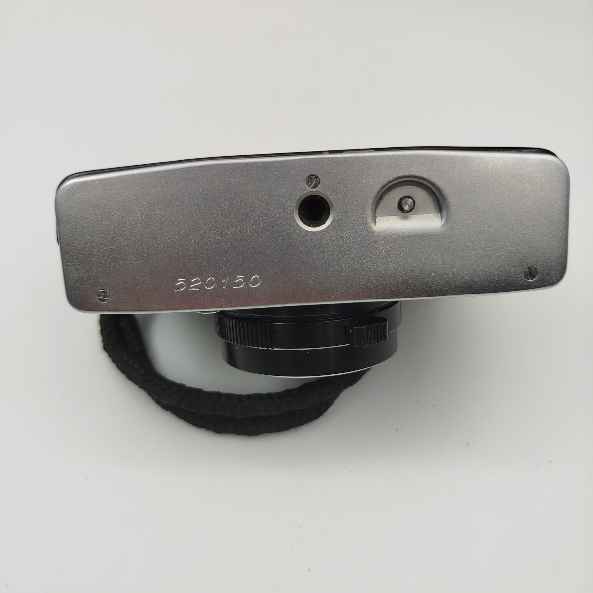 Фотоаппарат "Микрон", с оригинальным чехлом, коробкой и документами, металл, пластик, стекло, картон, бумага, печать, Харьковский машиностроительный завод им. Дзержинского (ФЭД), СССР, 1975 г.