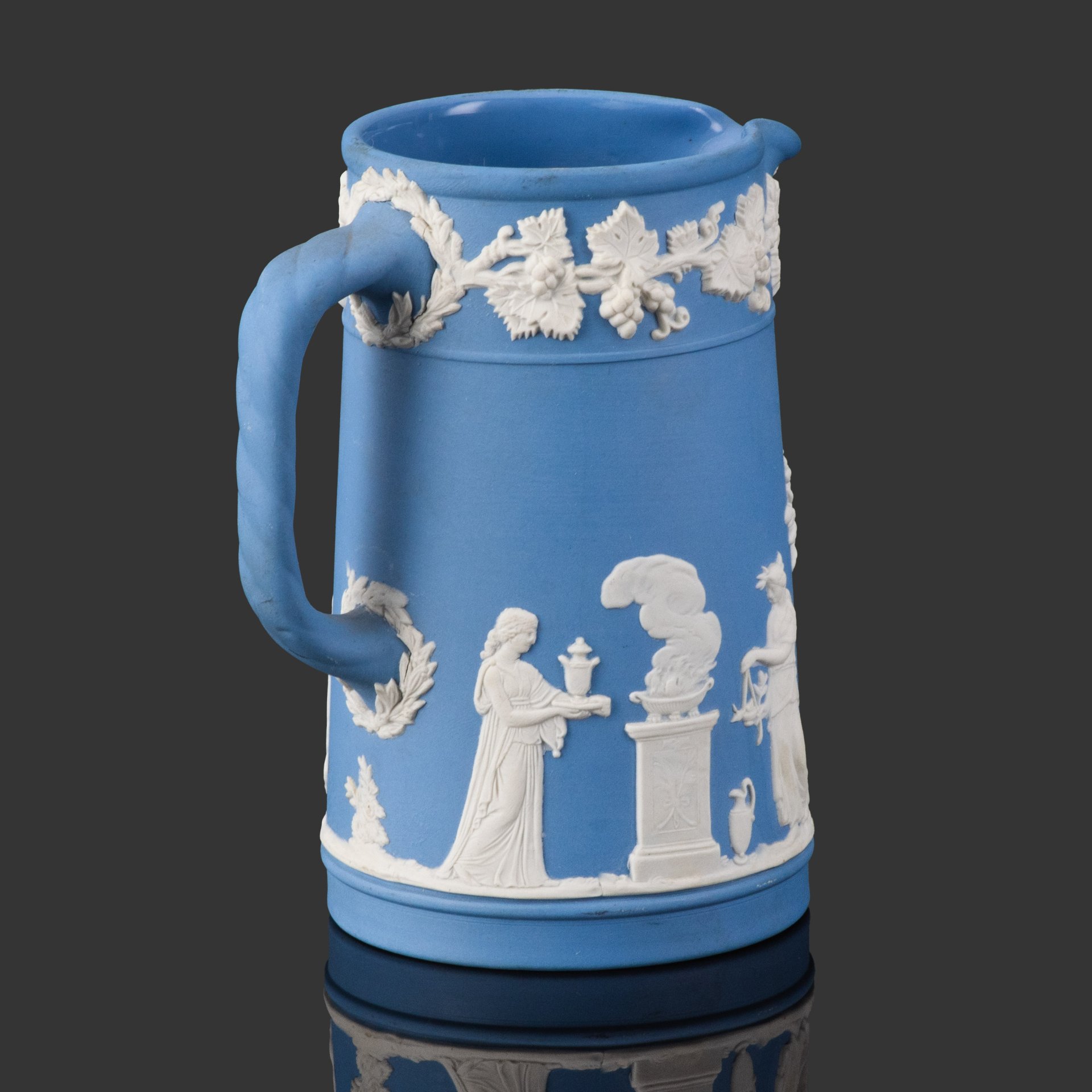 Кувшин миниатюрный с античным сюжетом, узор "Sacrifice Figures", Wedgwood