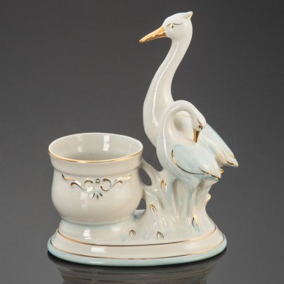 Кашпо (горшок для цветов) "Цапли"