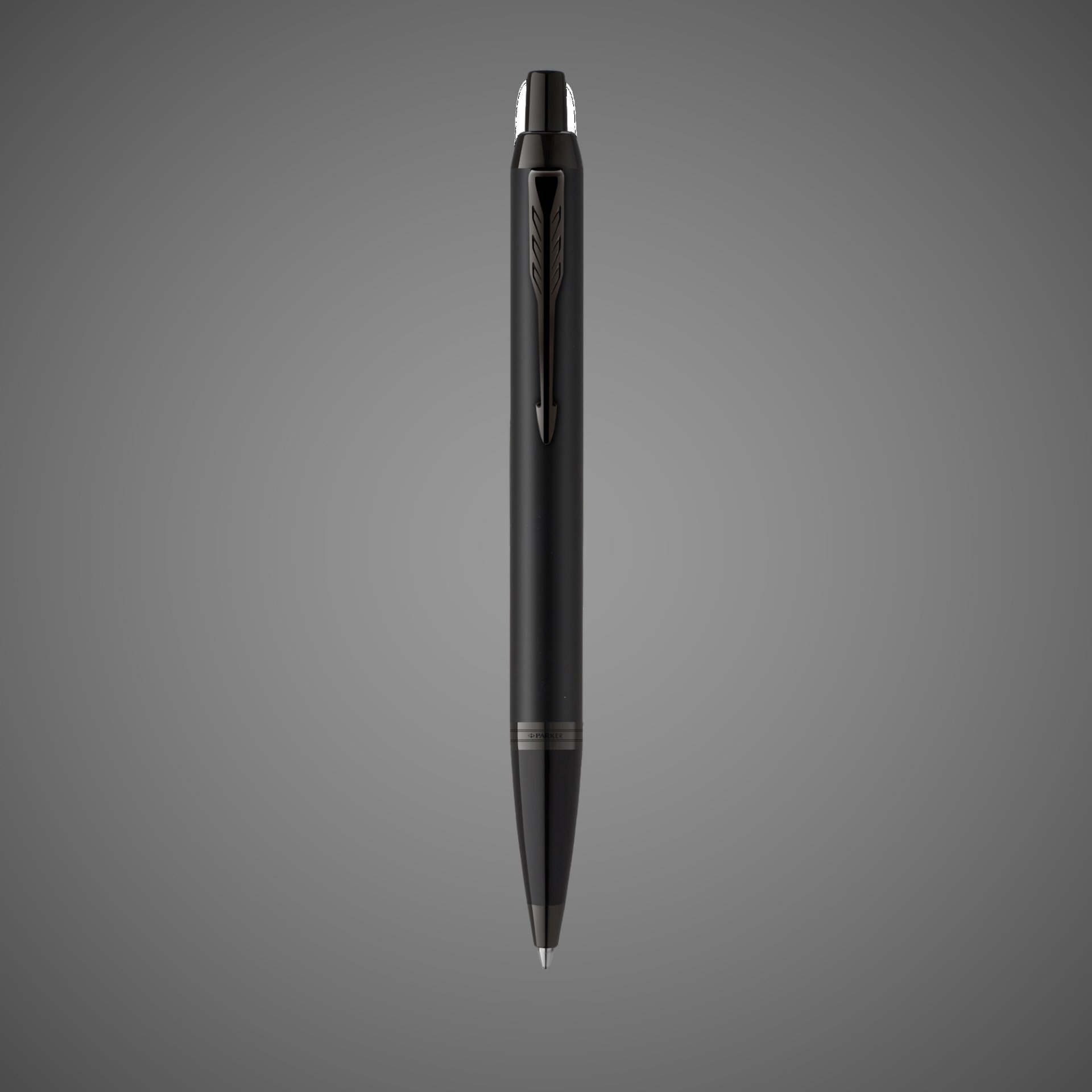 Подарочный набор: Шариковая ручка Parker IM Achromatic, Black BT и ежедневник черный недатированный, Лаки и смолы: лак, латунь