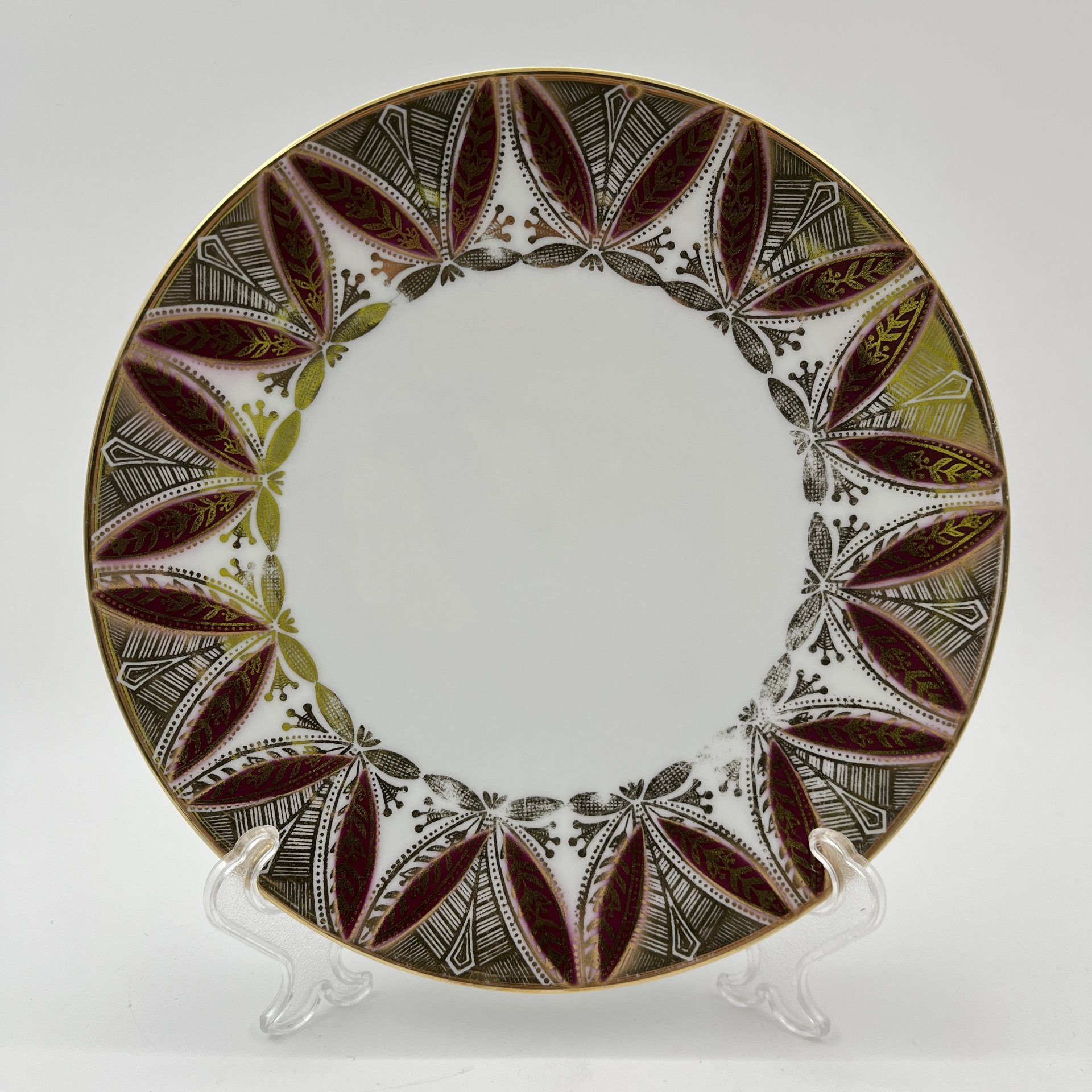 Чайное трио с растительным декором, Waldsassen Bareuther & Co.