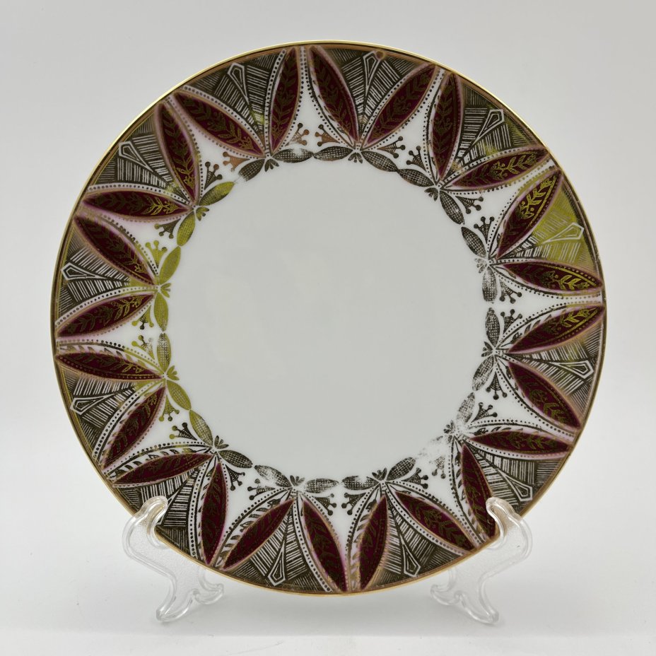 Чайное трио с растительным декором, Waldsassen Bareuther & Co.