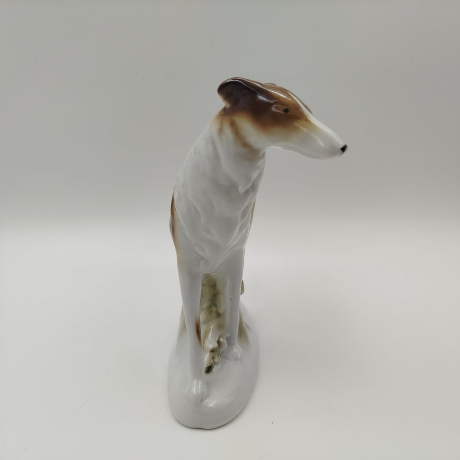 Статуэтка "Борзая", фарфор, роспись, Fasold & Stauch Bock Wallendorf, Германия, 1950-1972 гг.