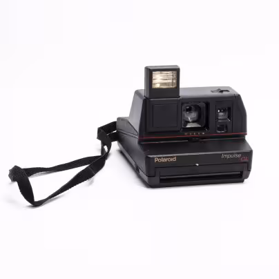 Фотоаппарат "Polaroid Impulse CL" c комплектом картриджей "Color 600 Film", пластмасса, Великобритания, 1980-1990 гг., Polaroid
