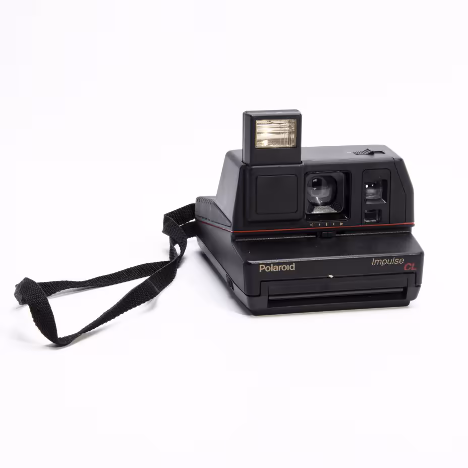 Фотоаппарат "Polaroid Impulse CL" c комплектом картриджей "Color 600 Film", пластмасса, Великобритания, 1980-1990 гг., Polaroid