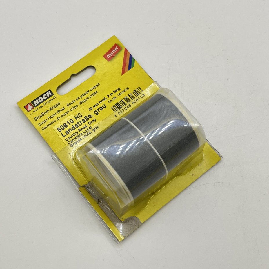 Крепированная бумага для создания дороги в оригинальной упаковке, Noch