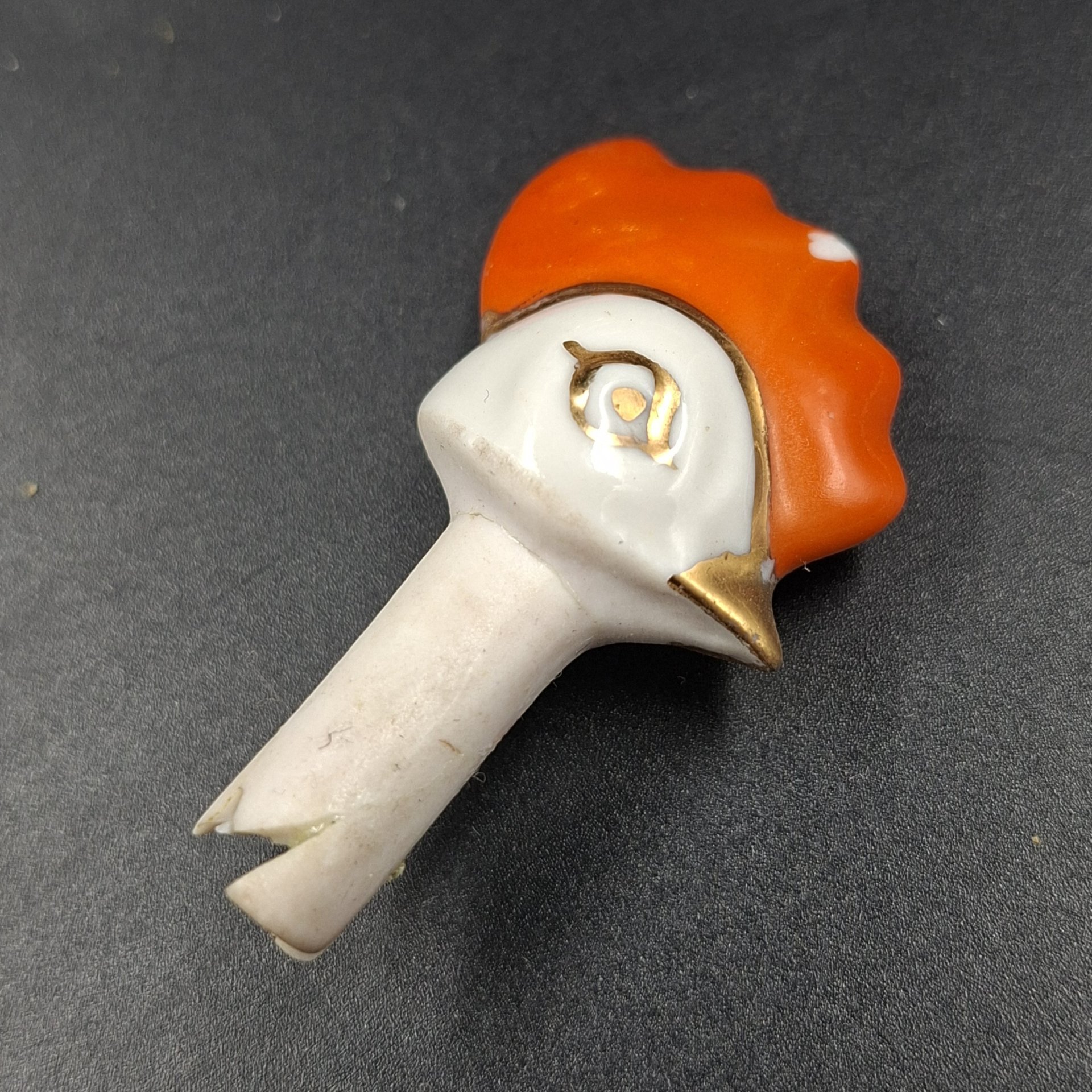 Штоф "Петух", фарфор, роспись, золочение, Городницкий фарфоровый завод, СССР, 1957-1960 гг.