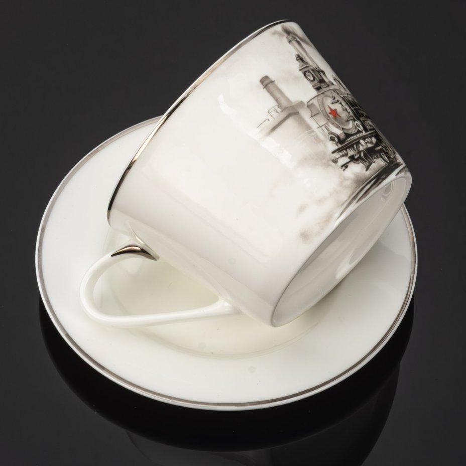 Чайная пара "Железная дорога"