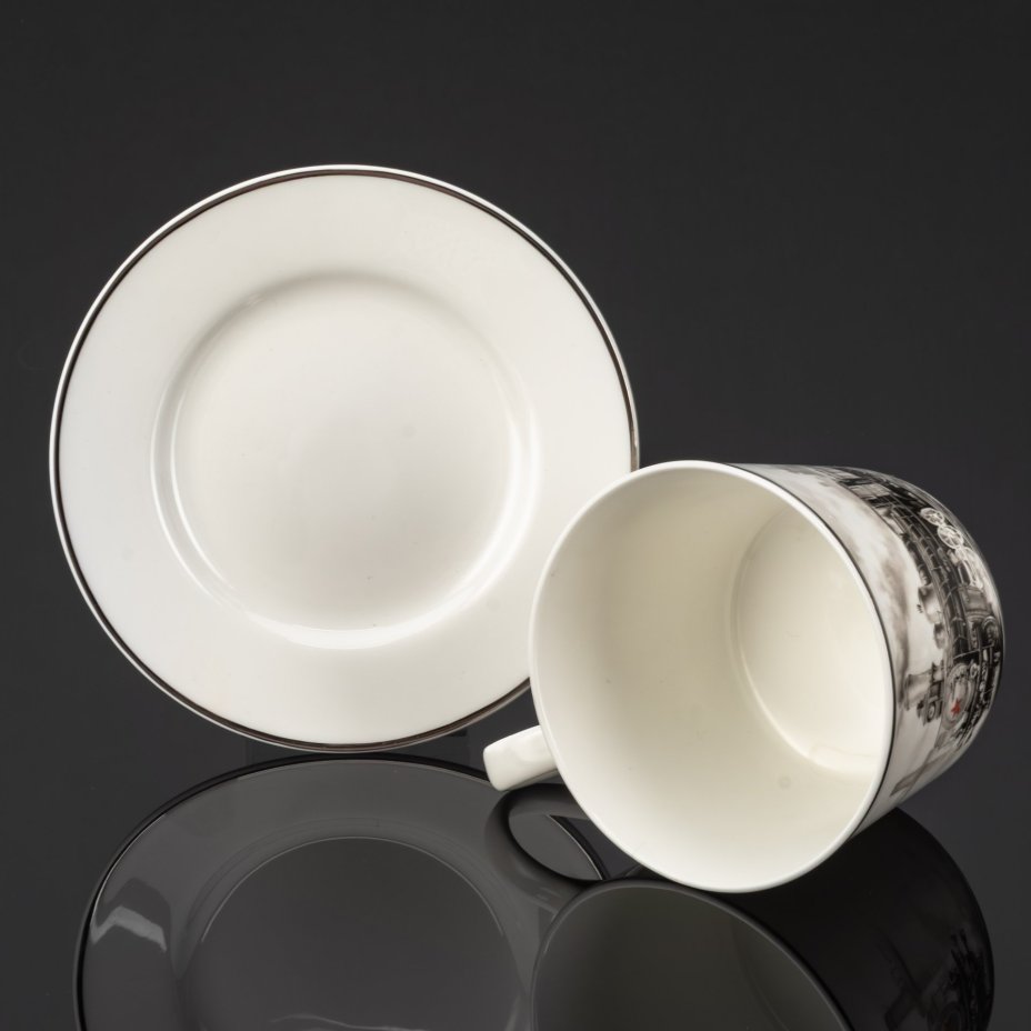 Чайная пара "Железная дорога"