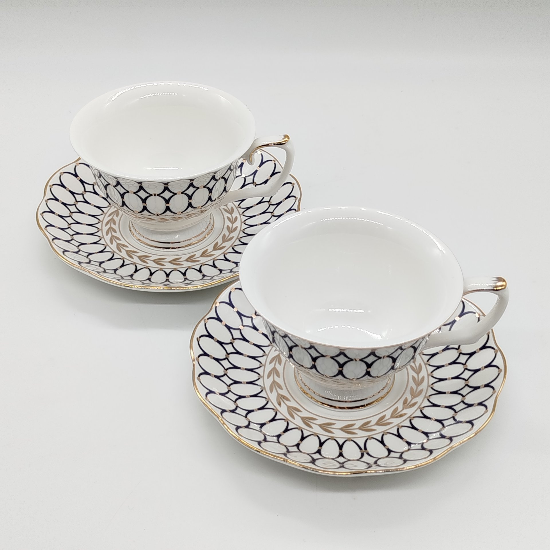 Набор чайных пар с орнаментальным декором на 2 персоны, Best Home Porcelaine, Китай