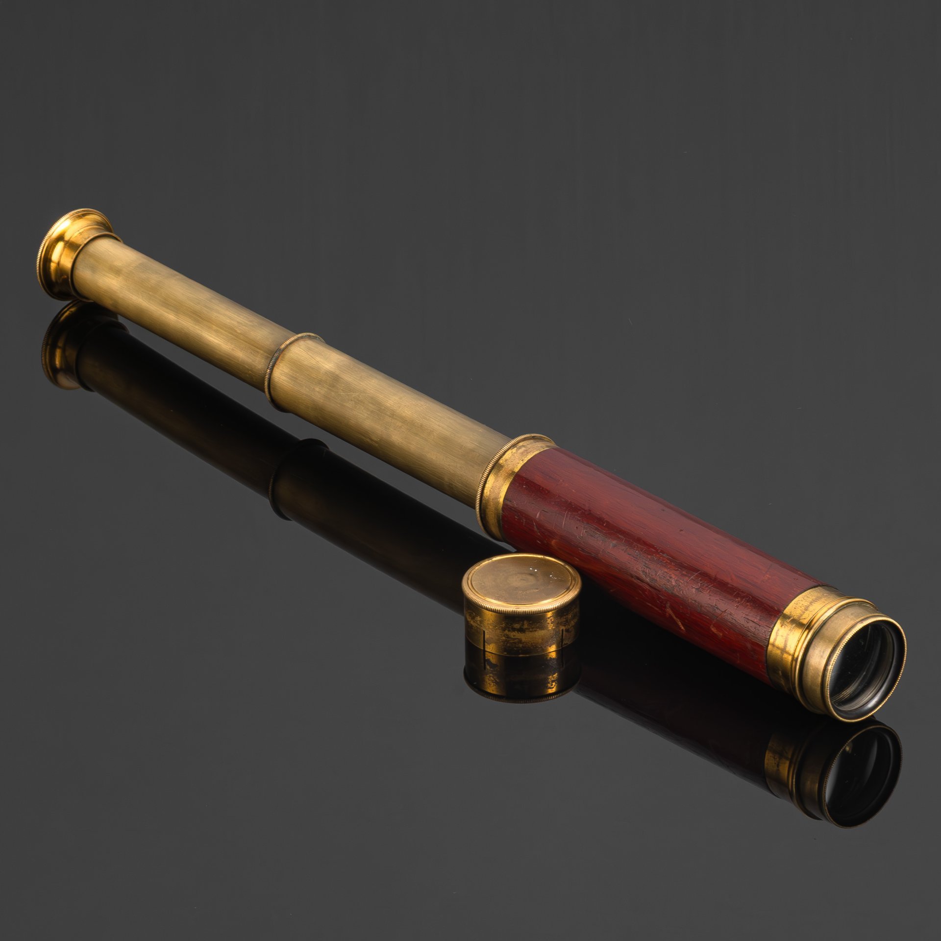 Труба подзорная, трёхъярусная (труба зрительная)