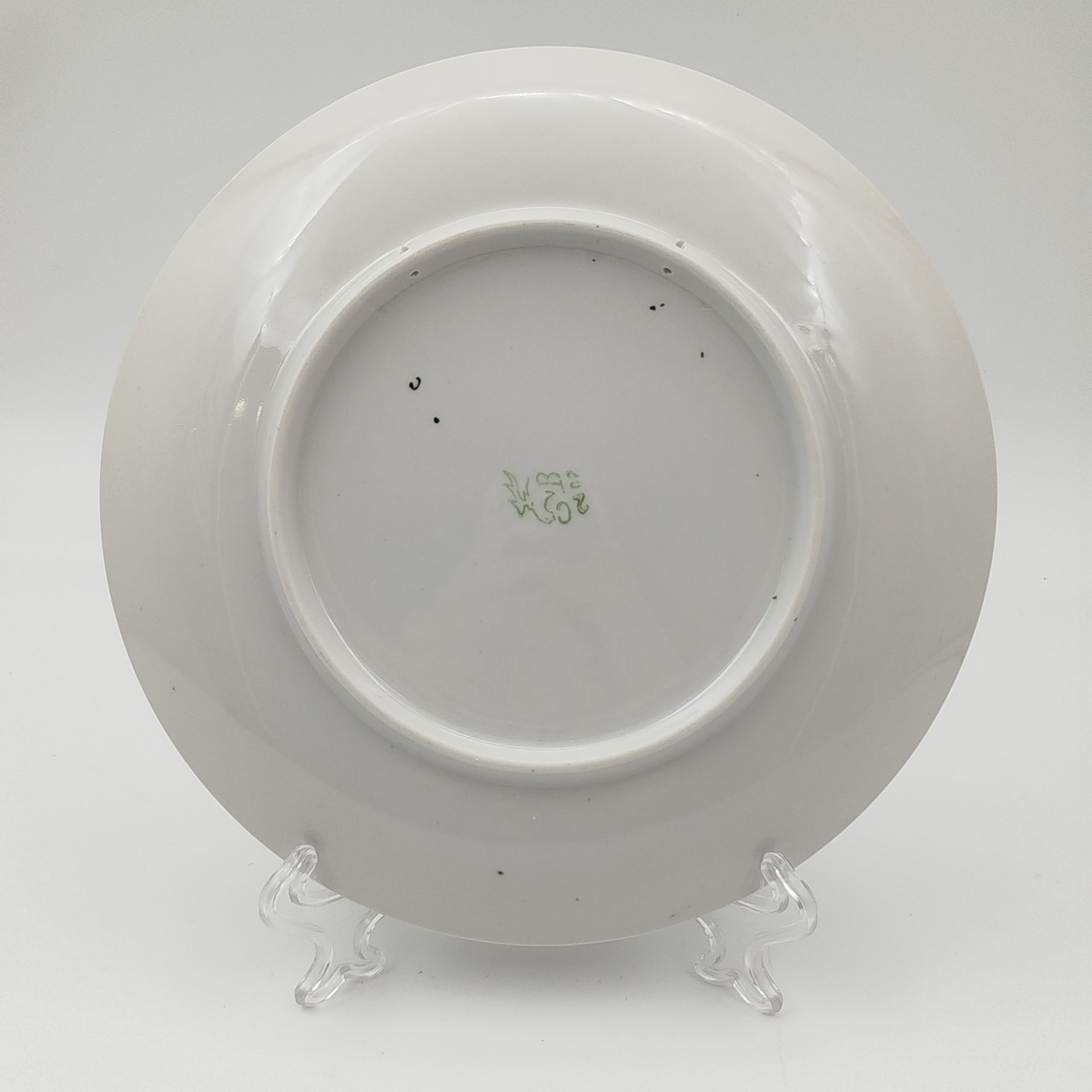 Тарелка декоративная настенная "Пойнтер", фарфор, деколь, Дмитровский фарфоровый завод (ДФЗ Вербилки), СССР, 1965-1991 гг.