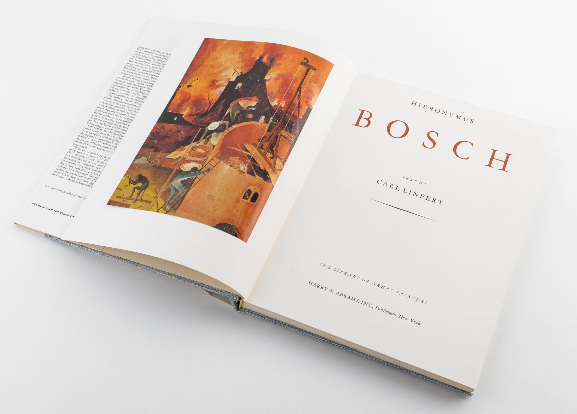 Книга на англ. яз. Carl Linfert "Hieronymys Bosch" (Карл Линферт "Иероним Босх"), Издательство «Harry N. Abrams